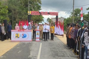 Agenda Kedua Kunjungan Kerja di Muna Barat, Presiden Jokowi Resmikan IJD