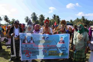 Karnaval Budaya Muna Barat Dalam Balutan Warna Warni Nusantara
