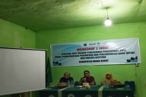 DP3A Bersama ‘Aisyiah Muna Barat Gelar Workshop II RAD Pencegahan Perkawinan Anak