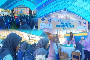 Kolaborasi Dinas Kesehatan Provinsi Sulawesi Tenggara dan Pemkab Muna Barat Gelar Gerakan Cegah Stunting dan Aksi Bergizi di SMP 1 Barangka