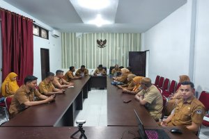 Pemkab Muna Barat Ikuti Rapat Pengendalian Inflasi Daerah Secara Daring, Sekjen Kemendagri Pimpin Evaluasi Inflasi dan Program MBR