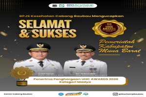 Muna Barat Raih UHC Awards 2026, Komitmen Pelayanan Kesehatan Berkelanjutan