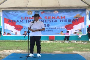 Gubernur Sultra Buka Kegiatan Senam Massal dan Lomba Senam Anak Indonesia Hebat Garuda Mepokoaso 2026