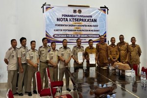 Optimalkan PAD dan Amankan Aset Daerah, Pemda Muna Barat dan BPN Teken MoU Integrasi Pertanahan